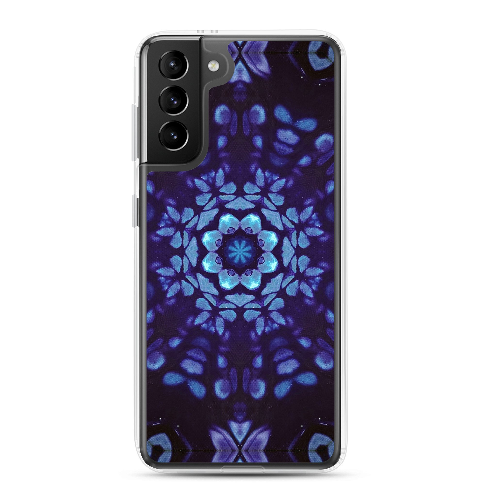 Clear Case for Samsung® - Mystic Bath Blue Mandala - Liminal Layers