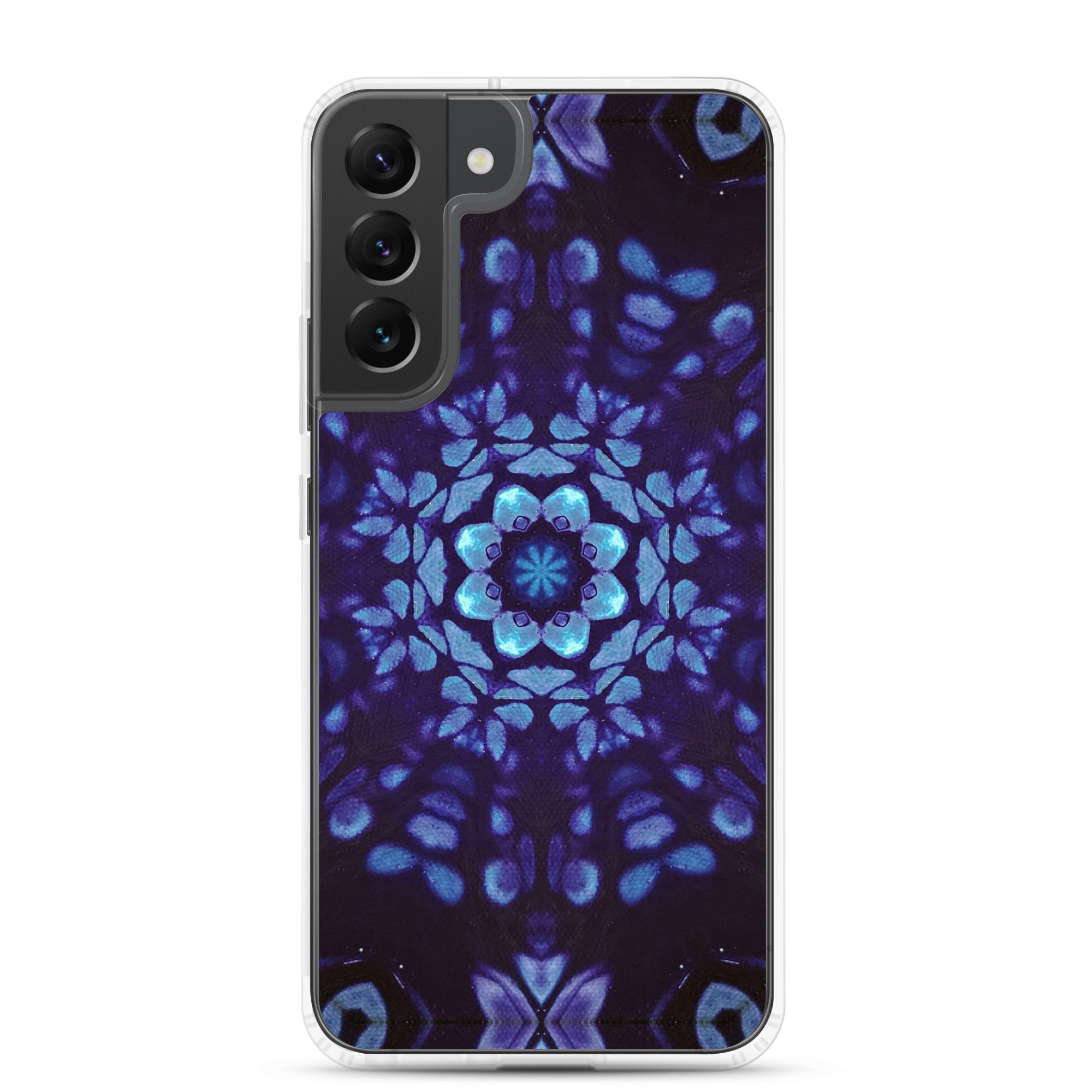 Clear Case for Samsung® - Mystic Bath Blue Mandala - Liminal Layers