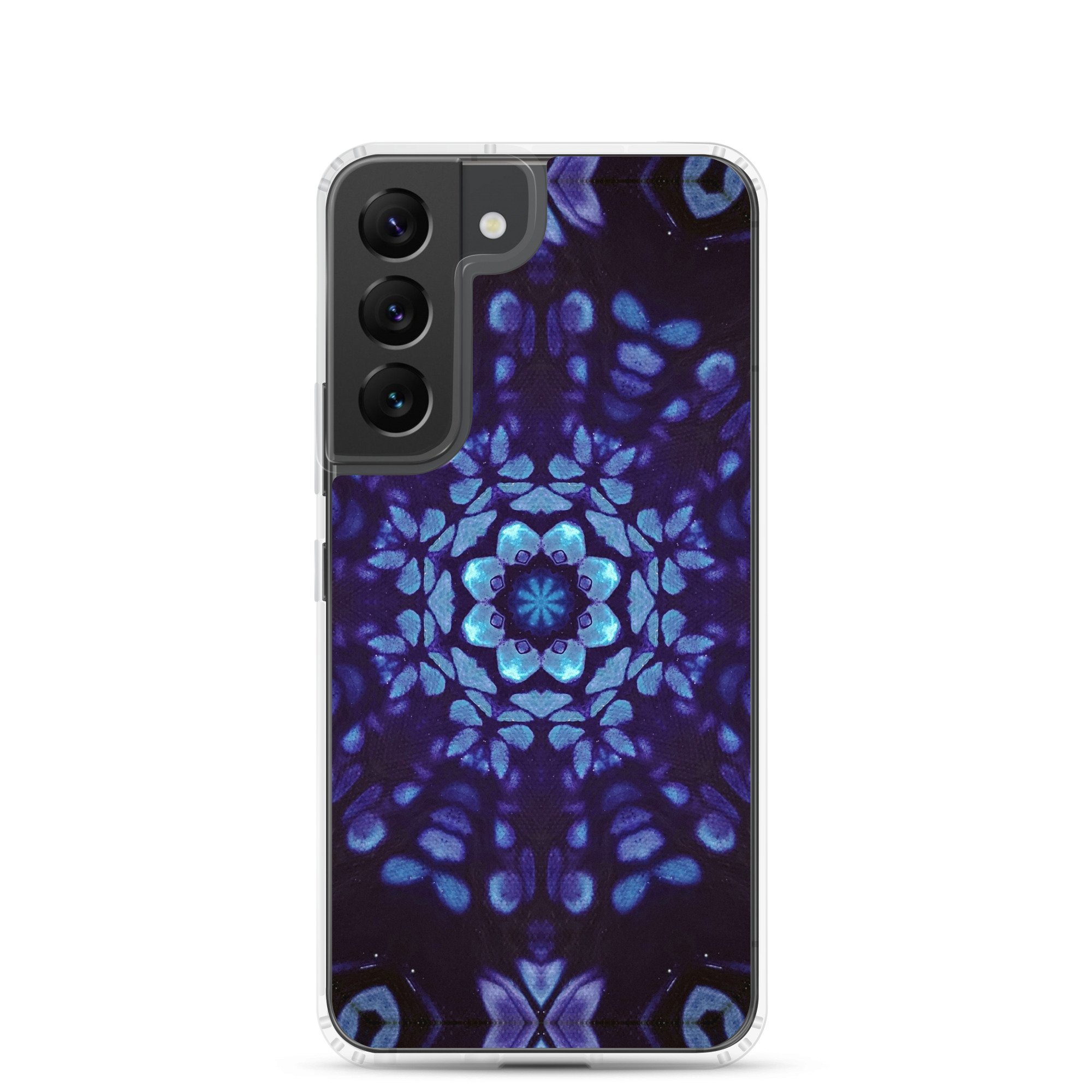 Clear Case for Samsung® - Mystic Bath Blue Mandala - Liminal Layers