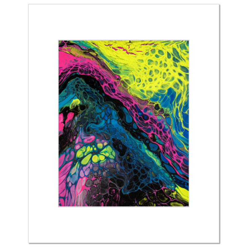Giclee Fine Art Print - 11x14 inch - Vivid Synapses - Liminal Layers