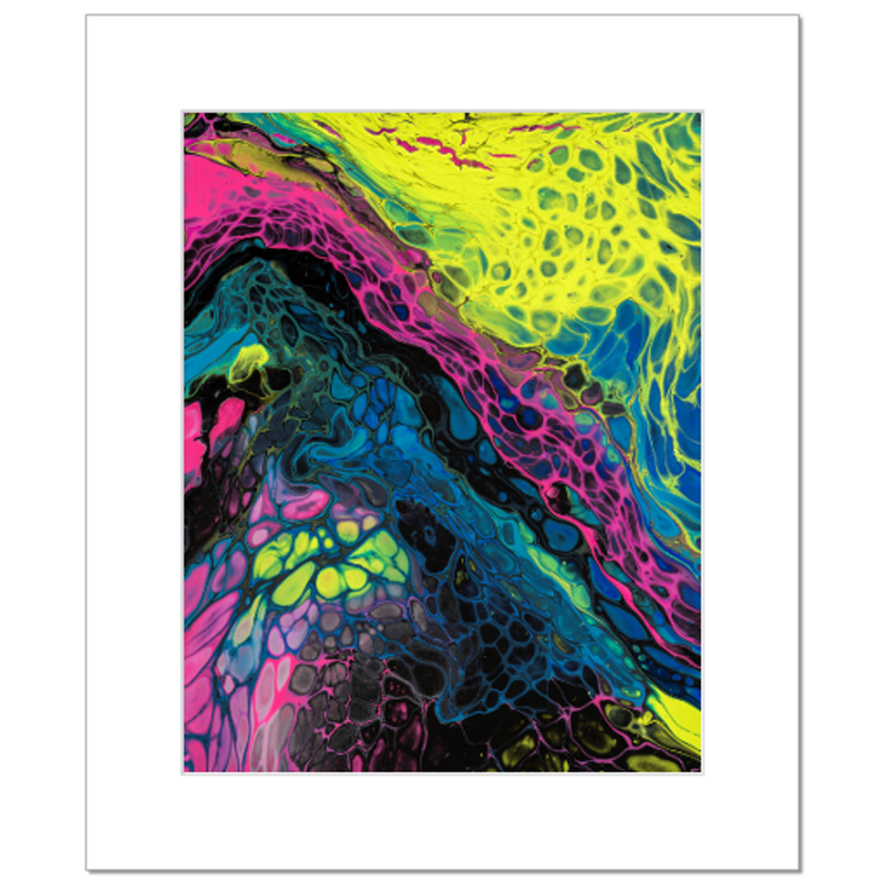 Giclee Fine Art Print - 11x14 inch - Vivid Synapses - Liminal Layers