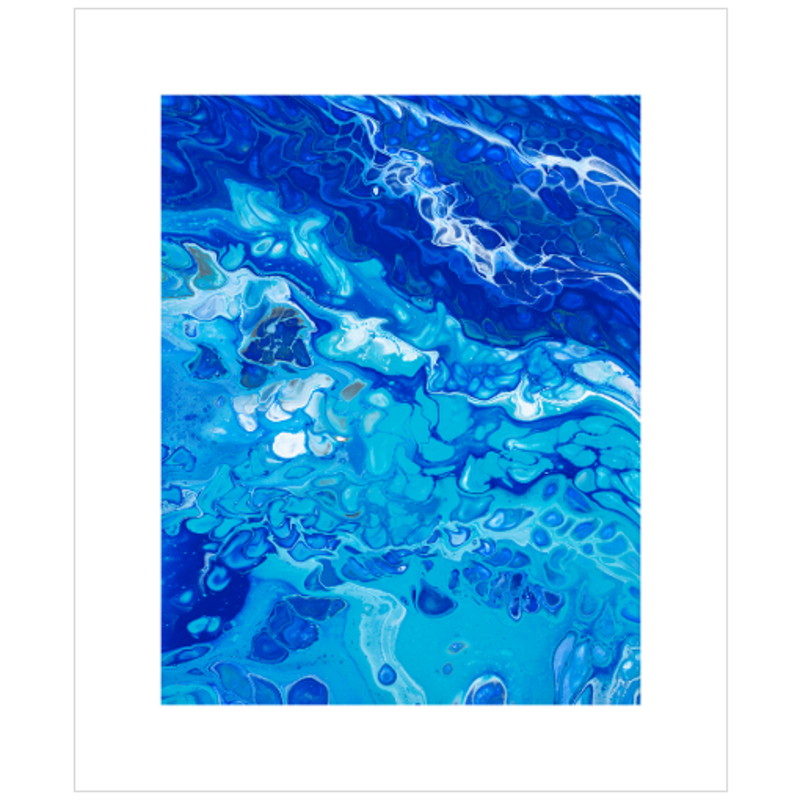 Giclee Fine Art Print - 11x14 inch - Currents of Clarity - Liminal Layers
