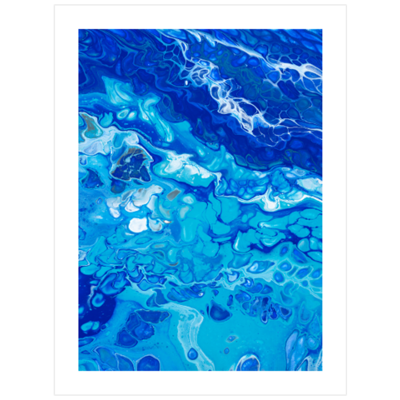 Giclee Fine Art Print - 5x7 inch - Currents of Clarity - Liminal Layers
