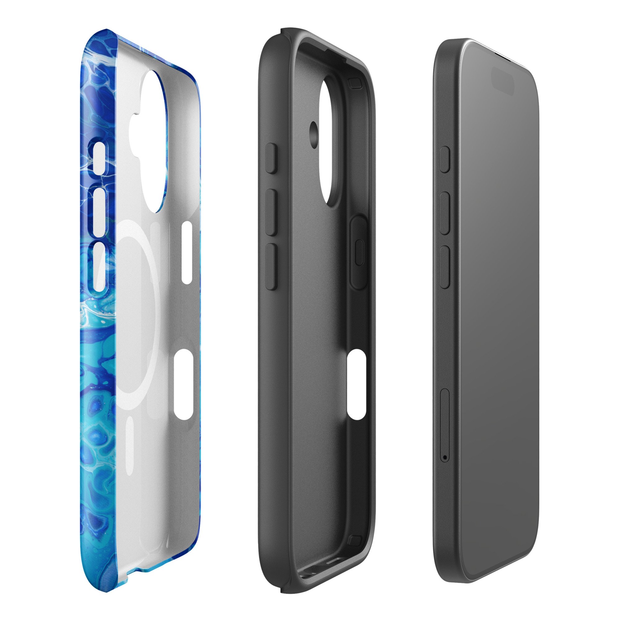 MagSafe® Tough Case for iPhone® - Currents of Clarity - Glossy or Matte - Liminal Layers