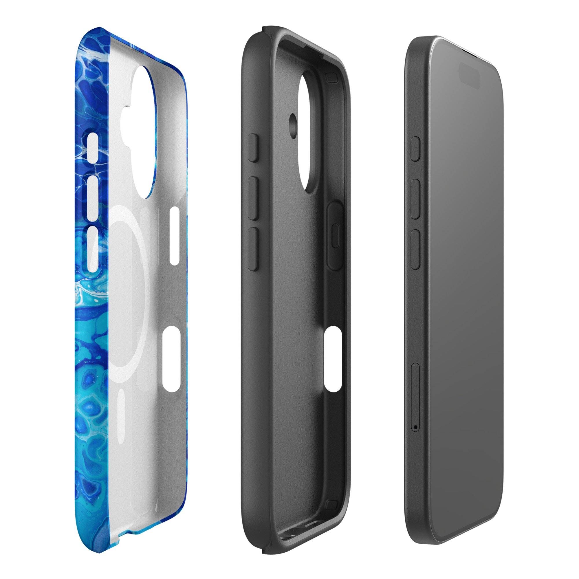 MagSafe® Tough Case for iPhone® - Currents of Clarity - Glossy or Matte - Liminal Layers