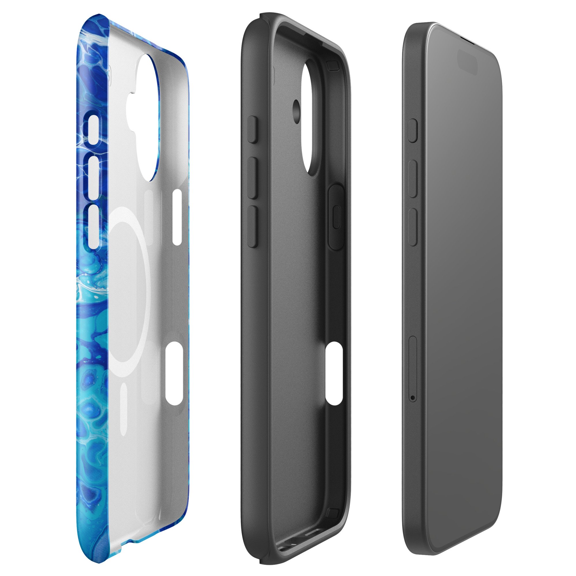 MagSafe® Tough Case for iPhone® - Currents of Clarity - Glossy or Matte - Liminal Layers