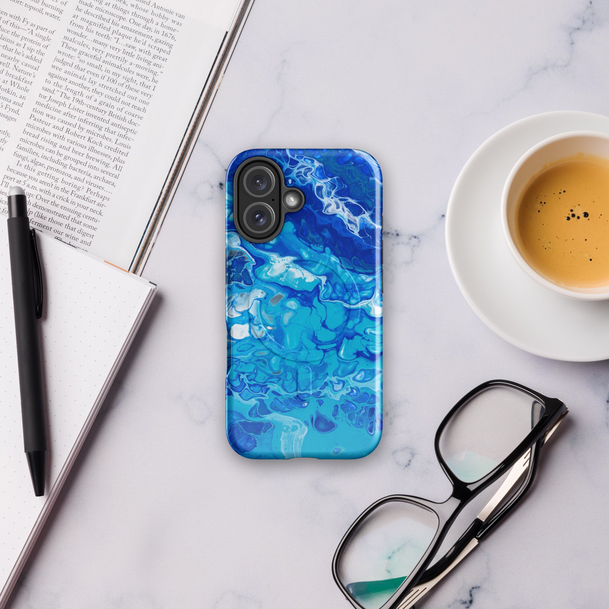 MagSafe® Tough Case for iPhone® - Currents of Clarity - Glossy or Matte - Liminal Layers
