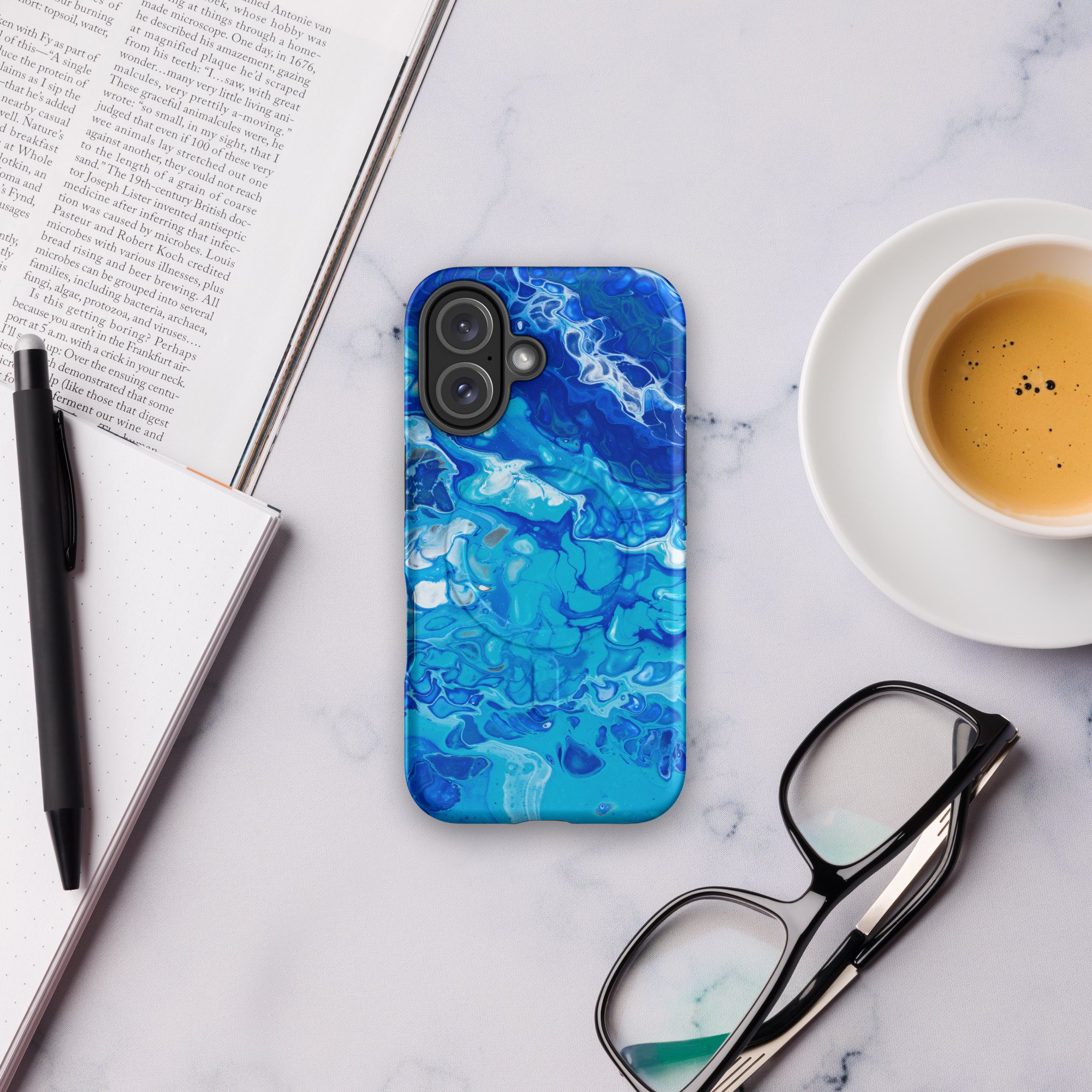 MagSafe® Tough Case for iPhone® - Currents of Clarity - Glossy or Matte - Liminal Layers