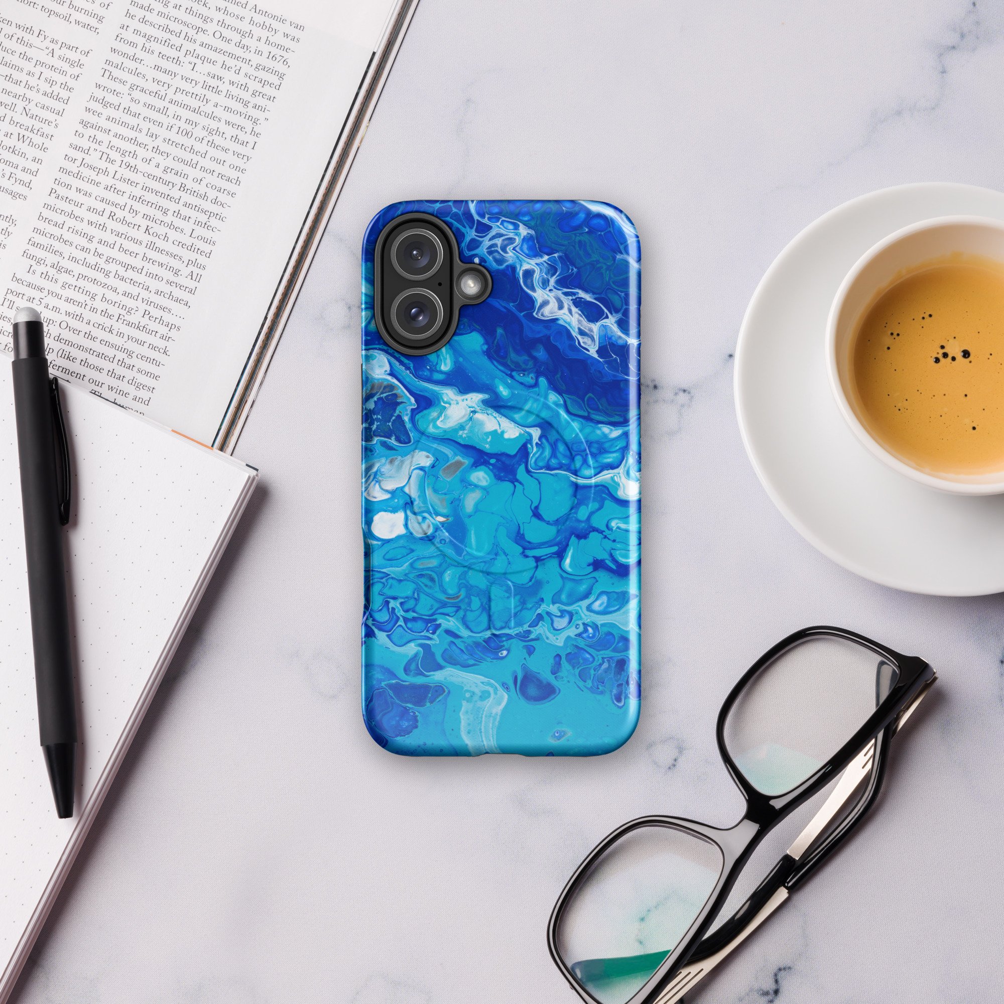 MagSafe® Tough Case for iPhone® - Currents of Clarity - Glossy or Matte - Liminal Layers