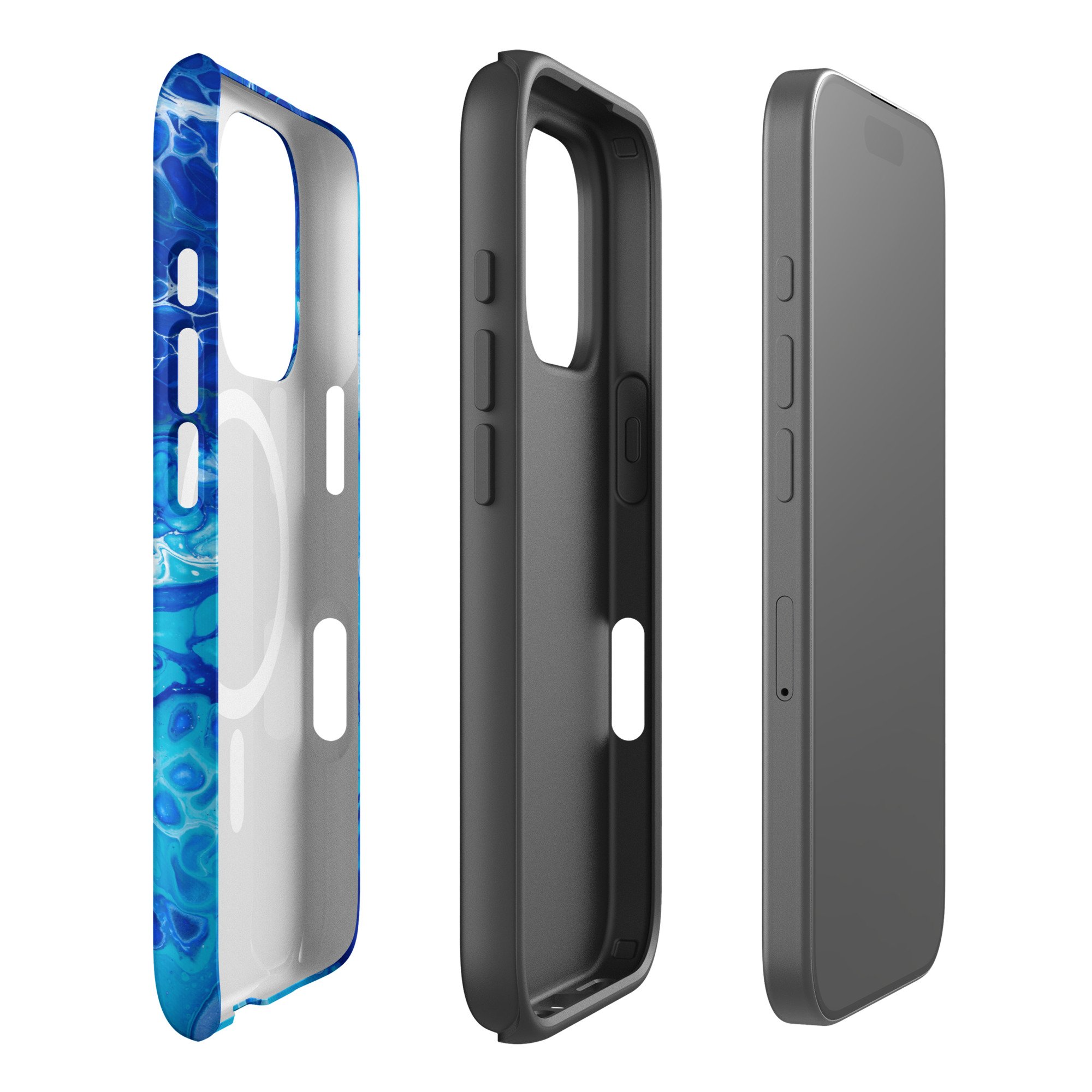 MagSafe® Tough Case for iPhone® - Currents of Clarity - Glossy or Matte - Liminal Layers