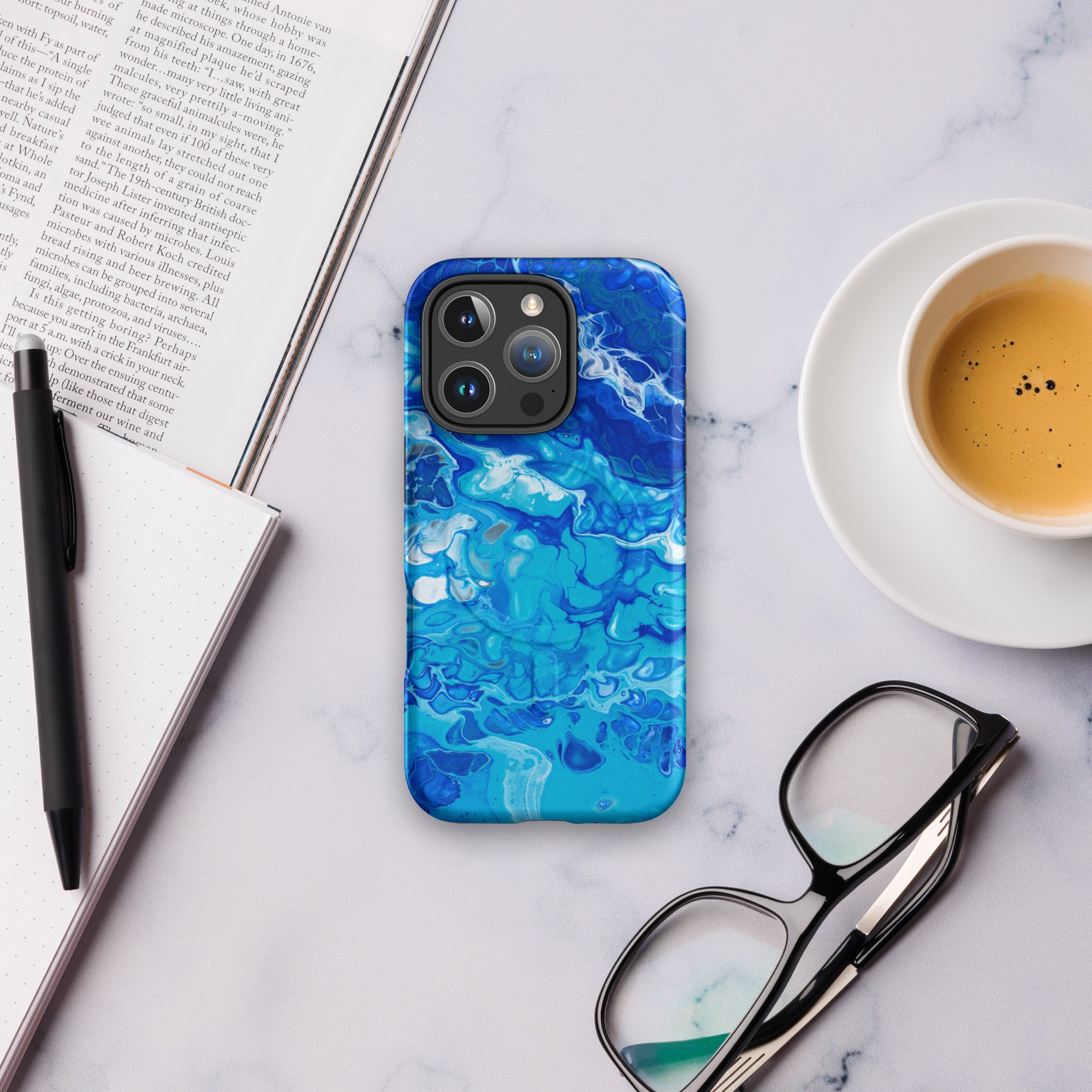 MagSafe® Tough Case for iPhone® - Currents of Clarity - Glossy or Matte - Liminal Layers