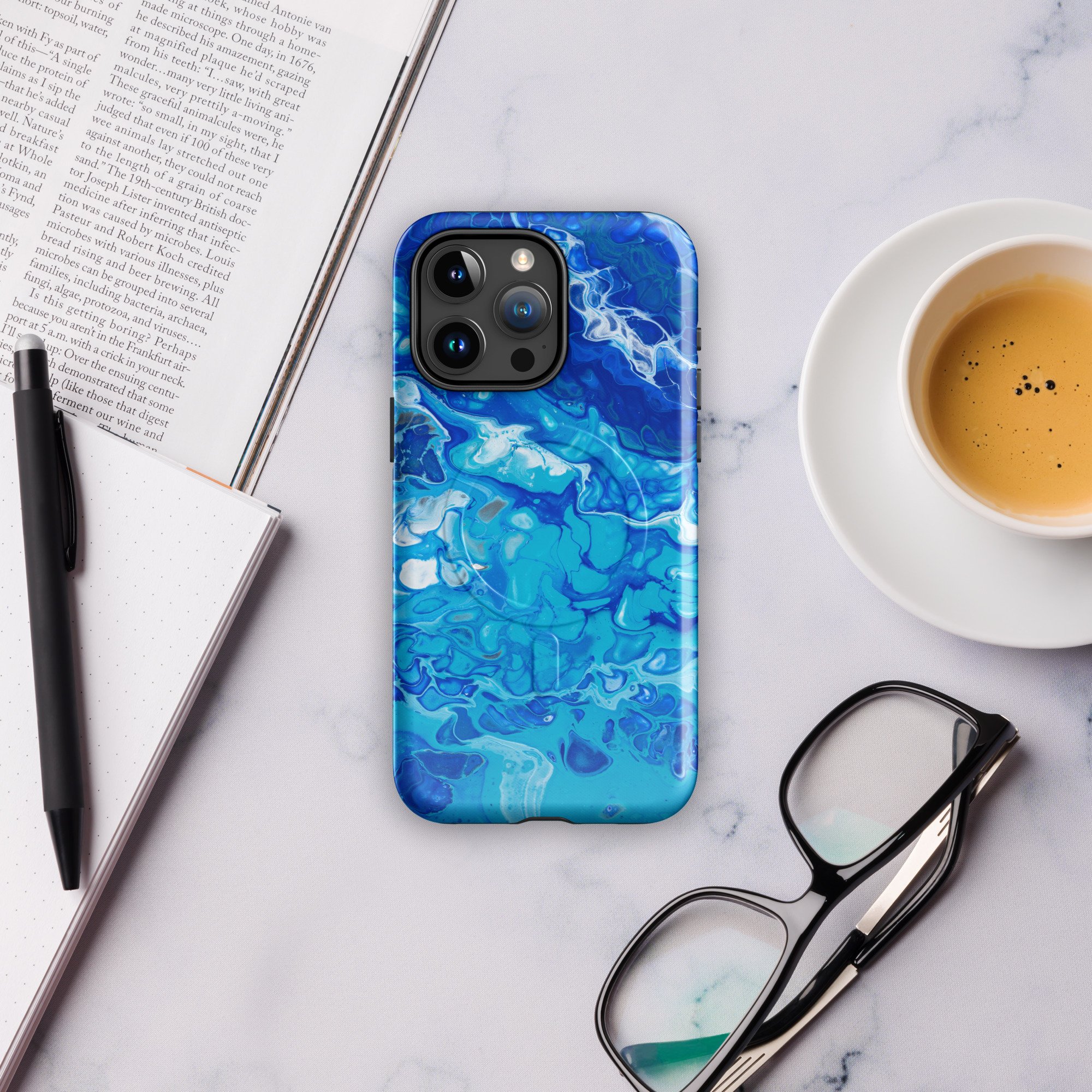 MagSafe® Tough Case for iPhone® - Currents of Clarity - Glossy or Matte - Liminal Layers