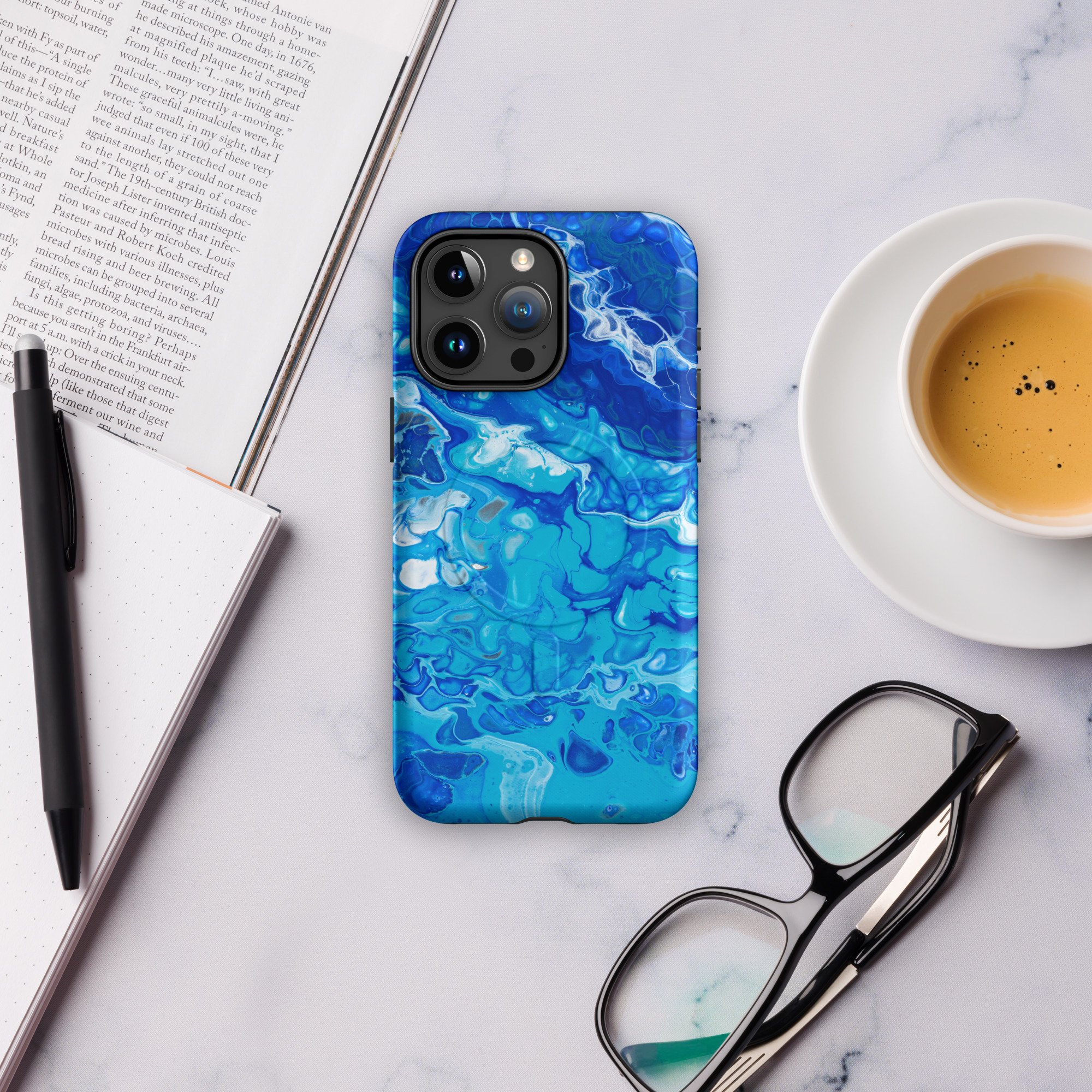 MagSafe® Tough Case for iPhone® - Currents of Clarity - Glossy or Matte - Liminal Layers