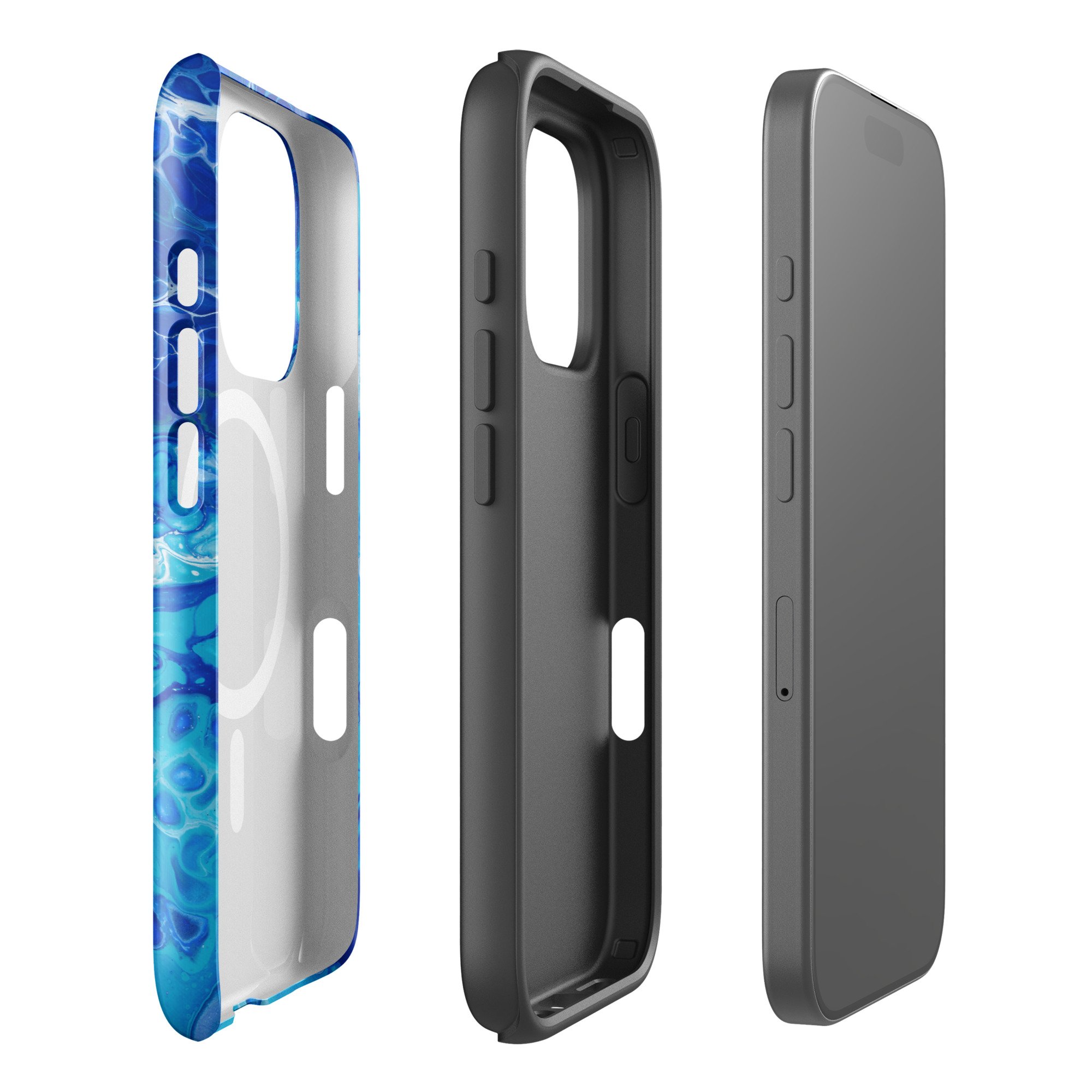 MagSafe® Tough Case for iPhone® - Currents of Clarity - Glossy or Matte - Liminal Layers