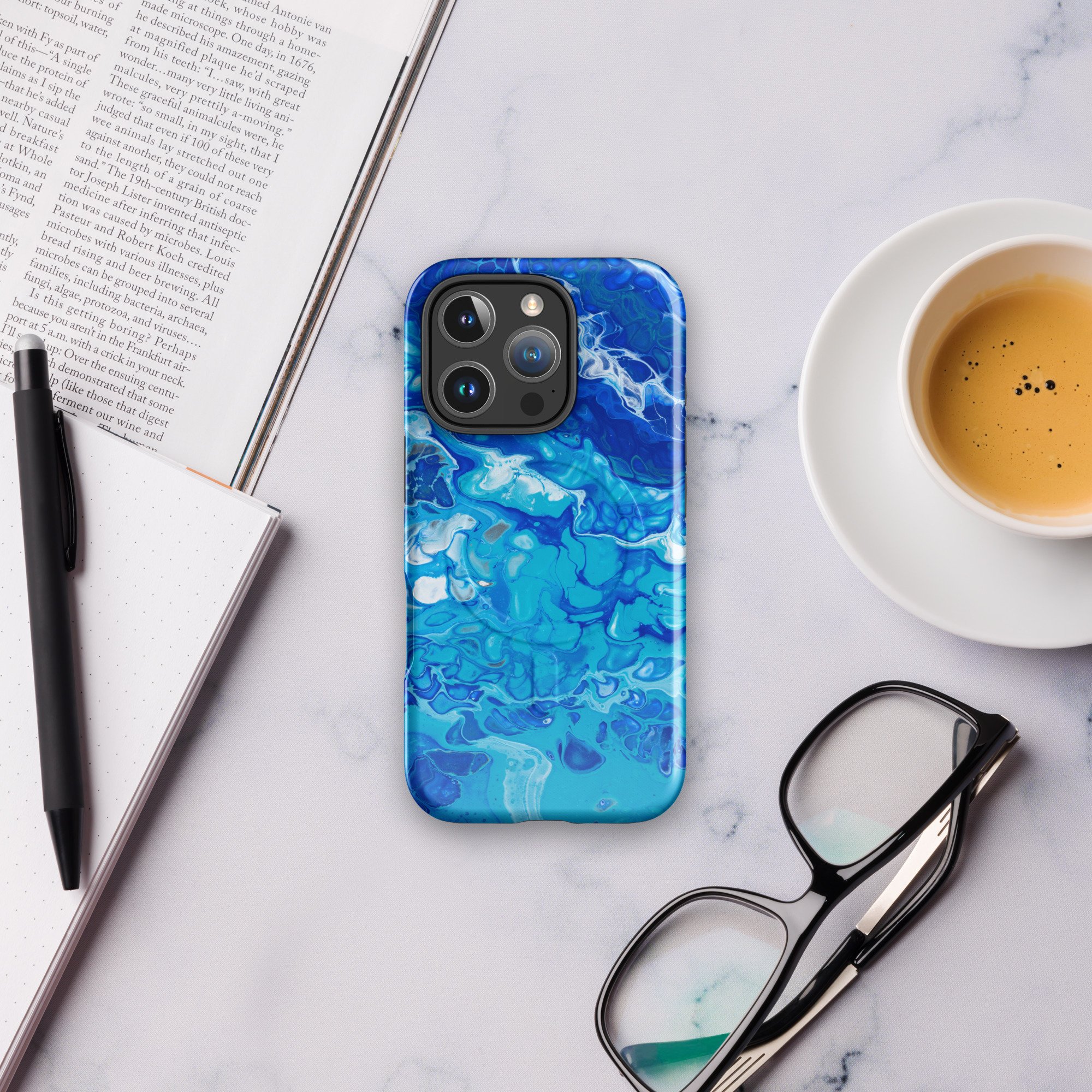 MagSafe® Tough Case for iPhone® - Currents of Clarity - Glossy or Matte - Liminal Layers