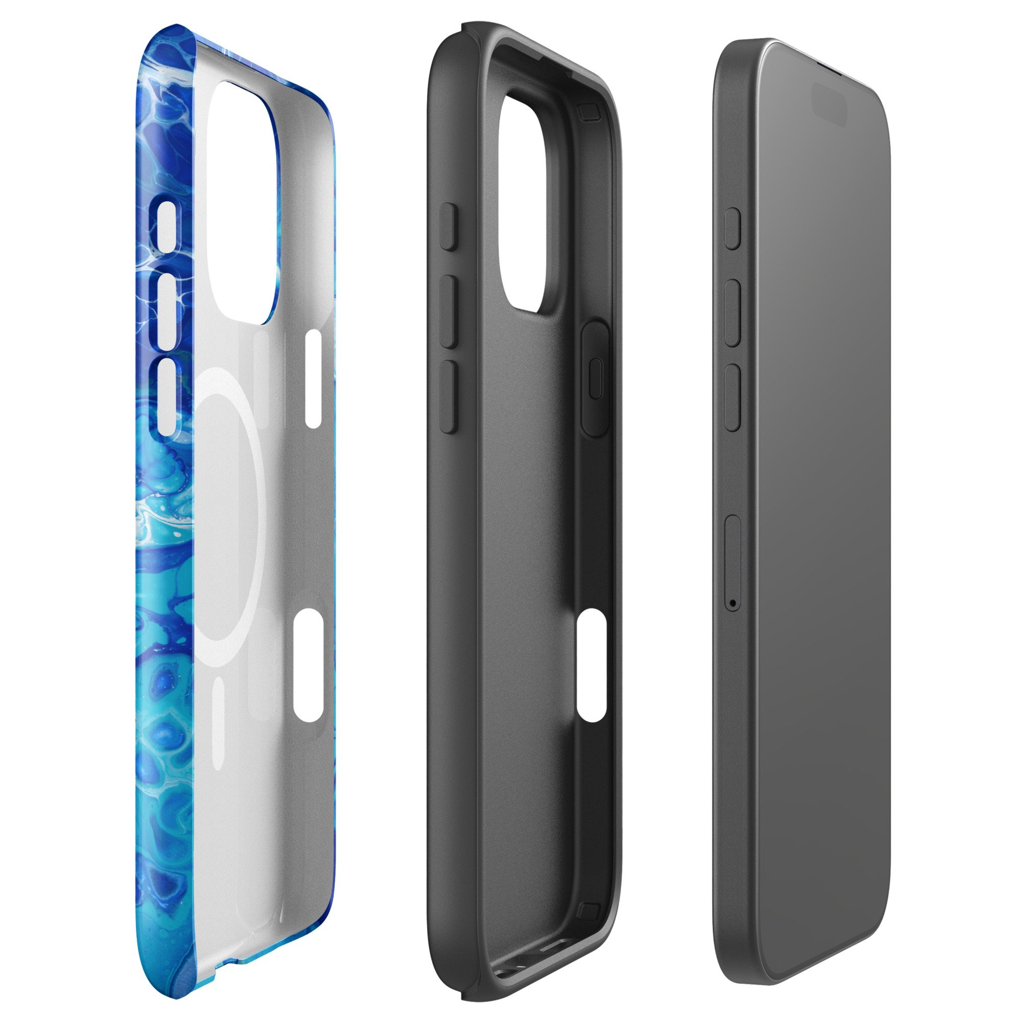 MagSafe® Tough Case for iPhone® - Currents of Clarity - Glossy or Matte - Liminal Layers