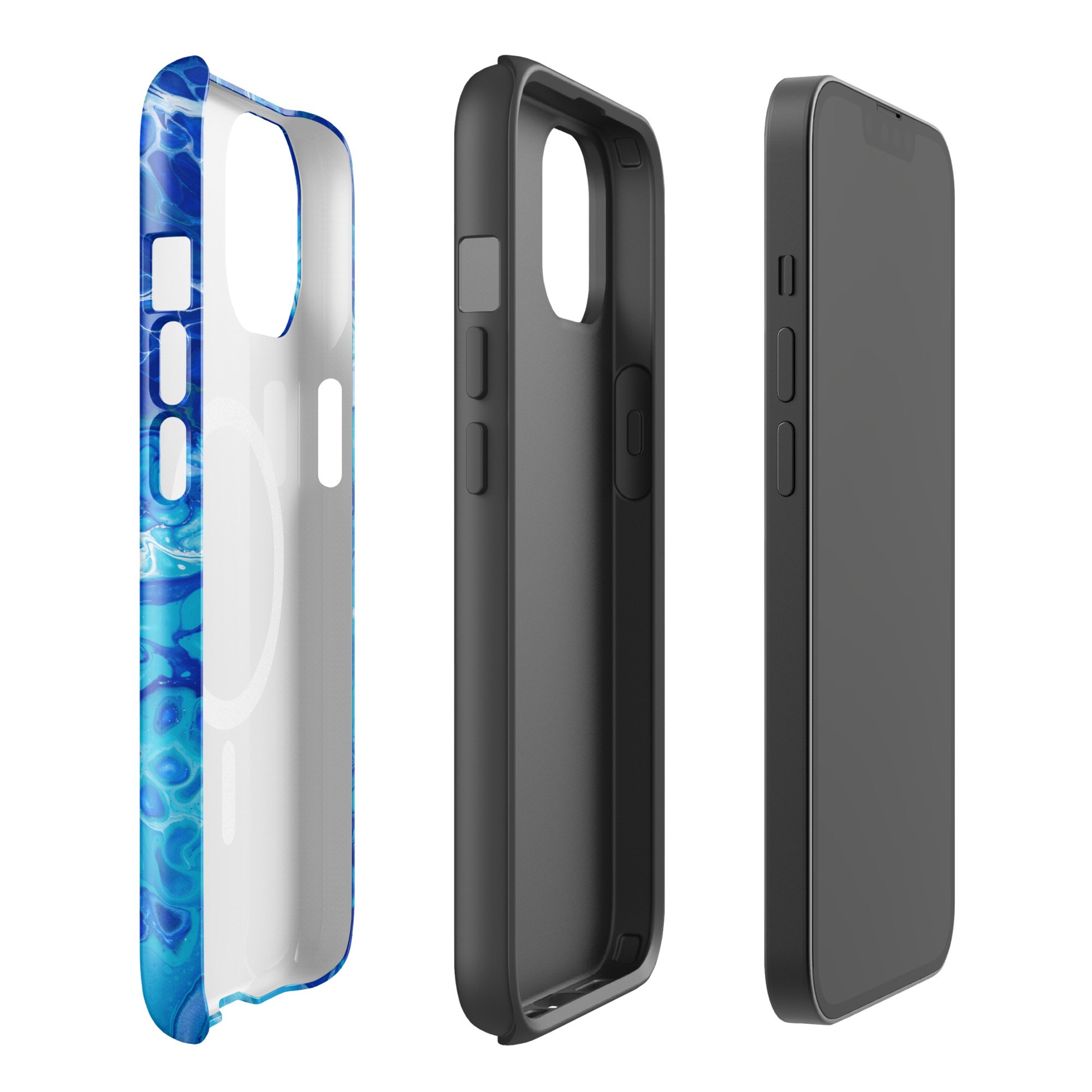 MagSafe® Tough Case for iPhone® - Currents of Clarity - Glossy or Matte - Liminal Layers