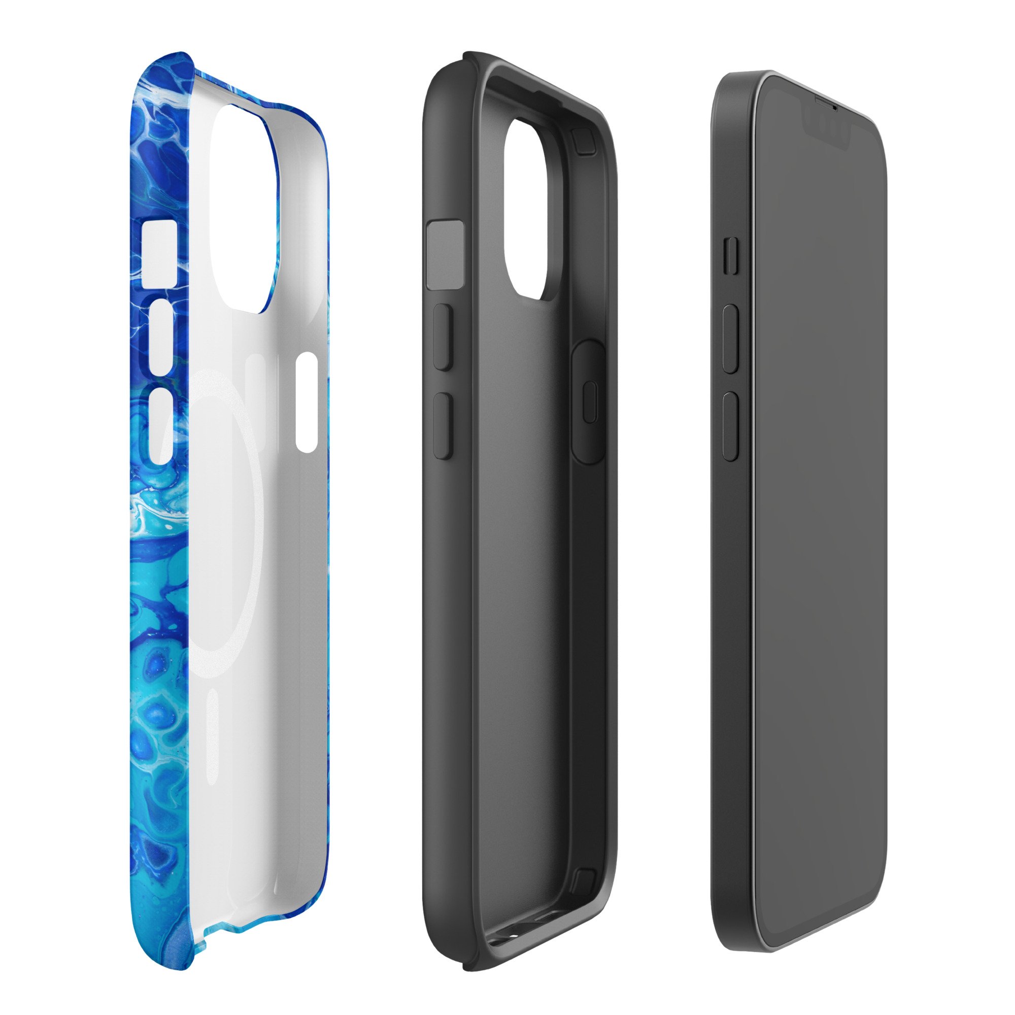 MagSafe® Tough Case for iPhone® - Currents of Clarity - Glossy or Matte - Liminal Layers