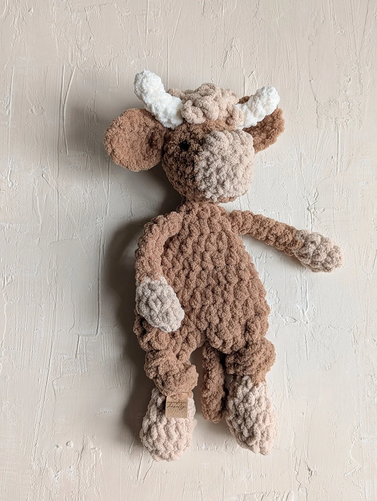 Mini Crocheted Highland Cow Lovey