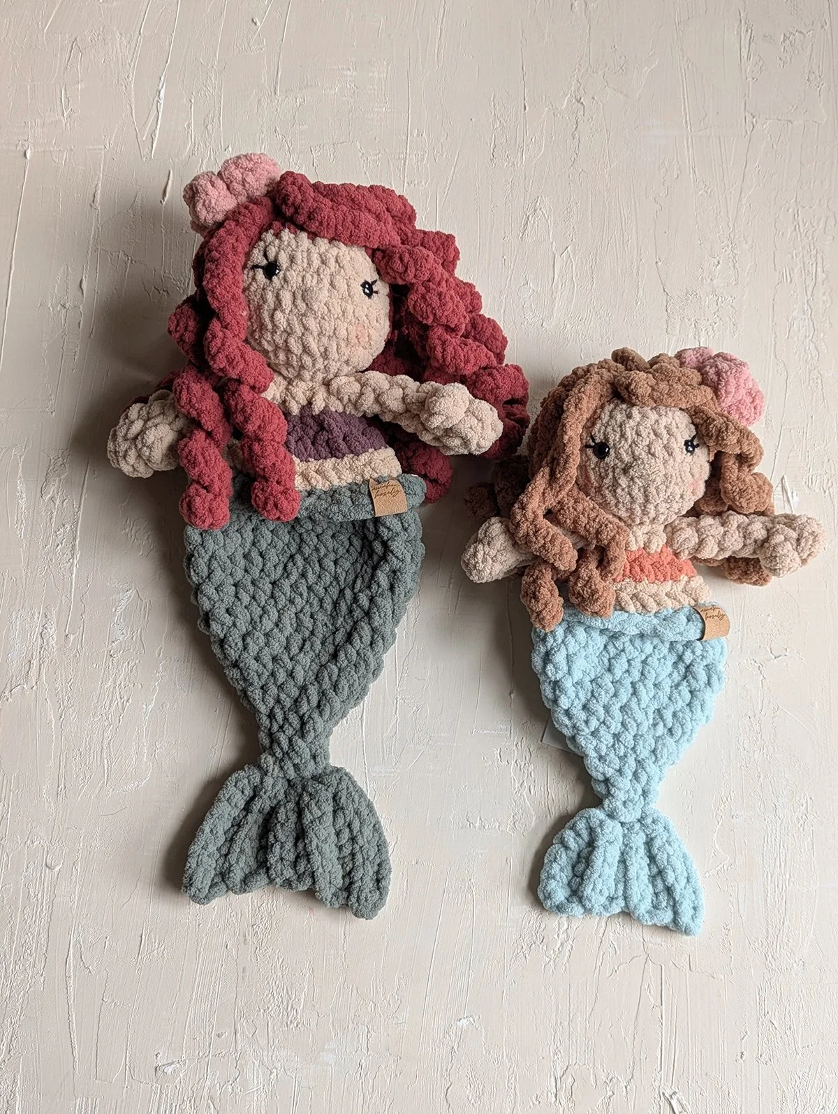 Crocheted Mermaid Lovey
