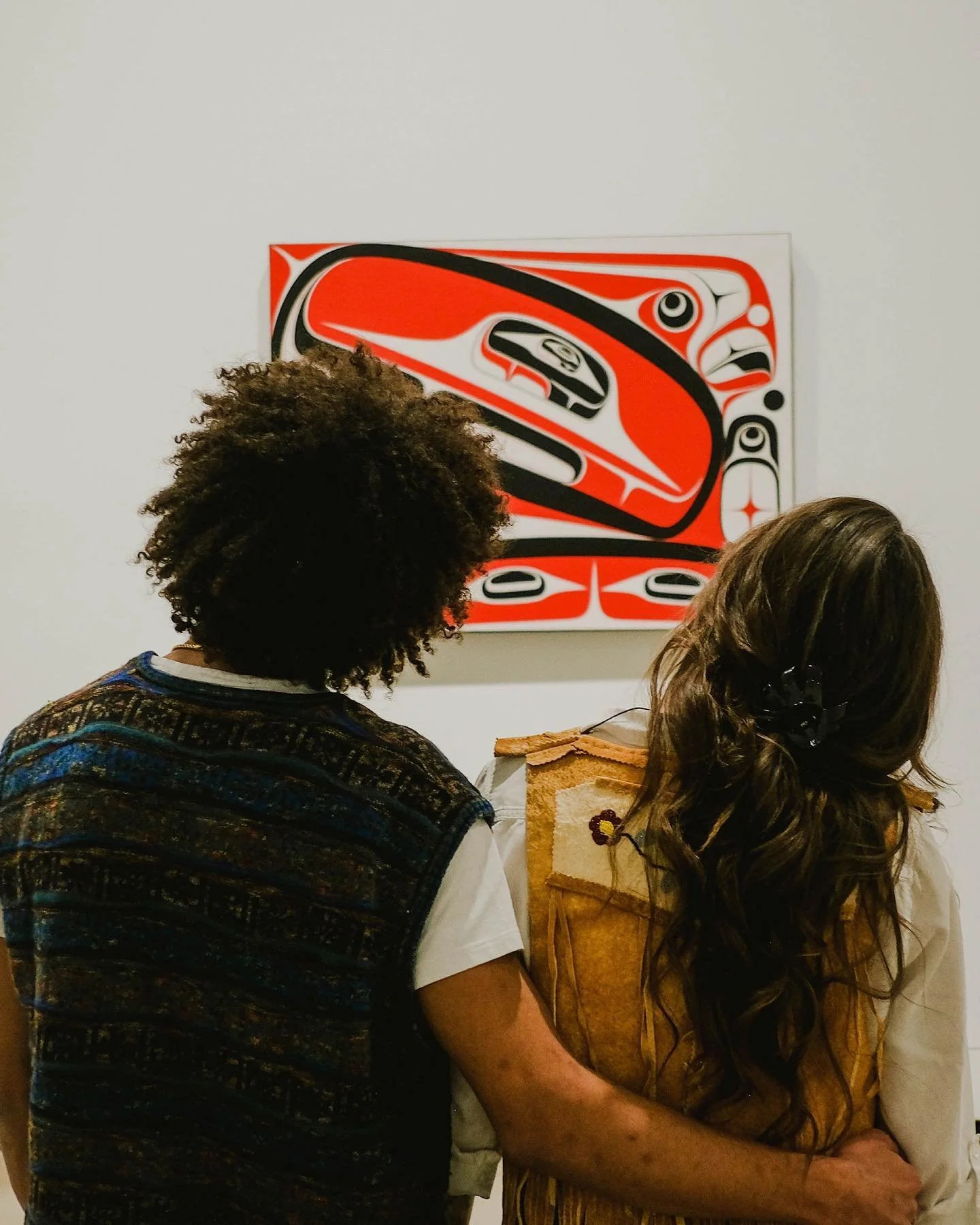 L &amp; C at the art gallery 🤍