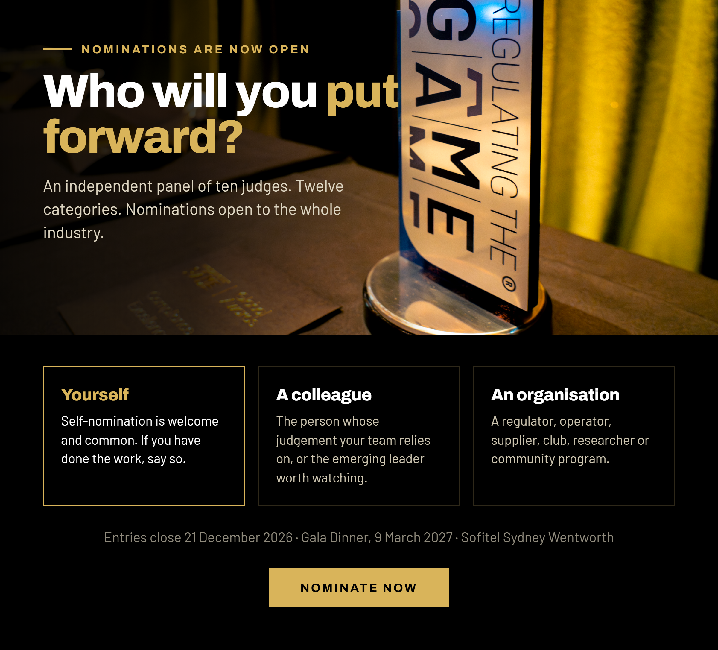2027 RTG Global Awards: Highlighting excellence in AML &amp; responsible gaming