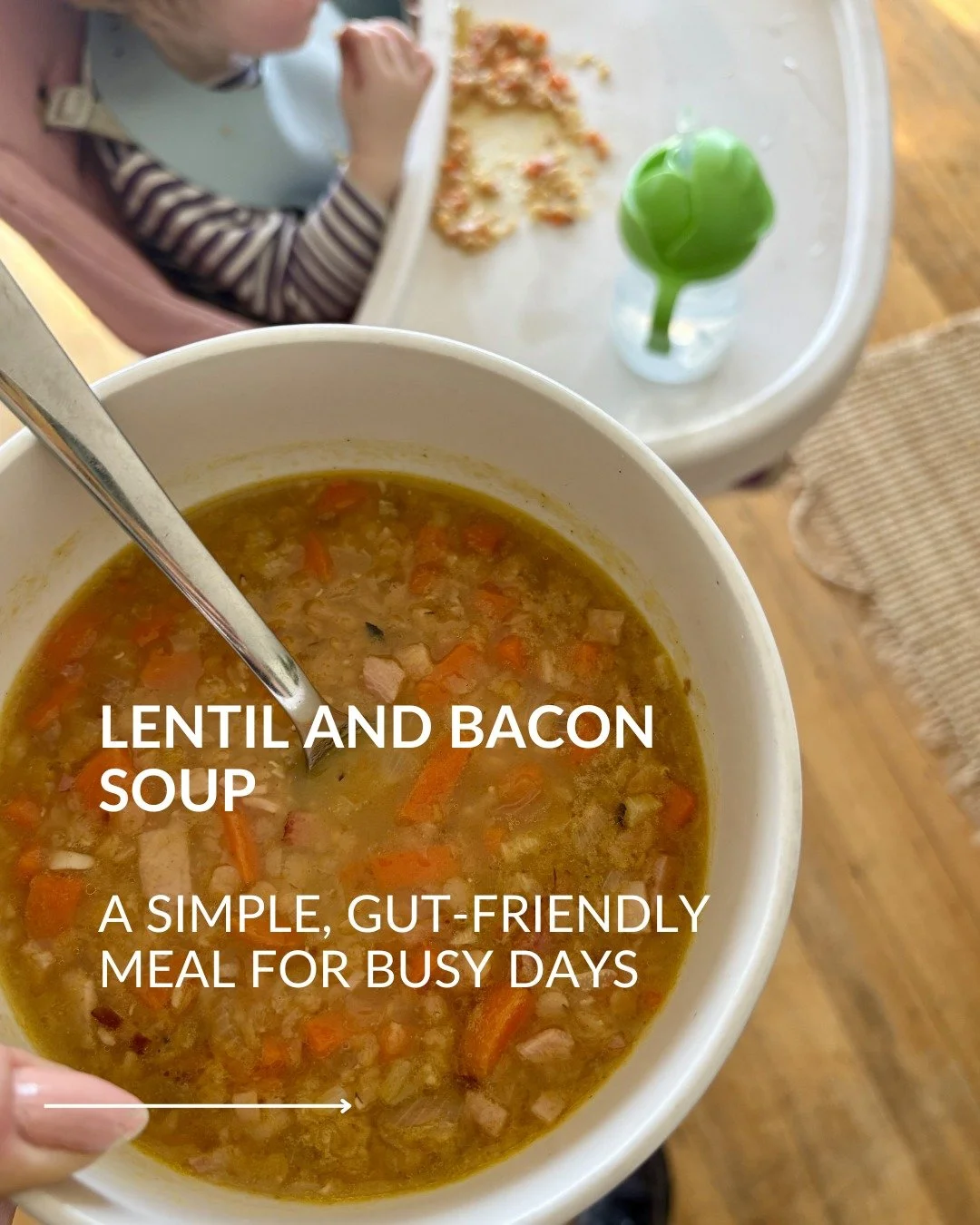 This is the kind of meal I come back to in busy weeks.

Simple, nourishing, and easy on digestion.

Meals like this don&rsquo;t just support gut health - they also support the nervous system.
When food is warm, predictable and easy to prepare, it red