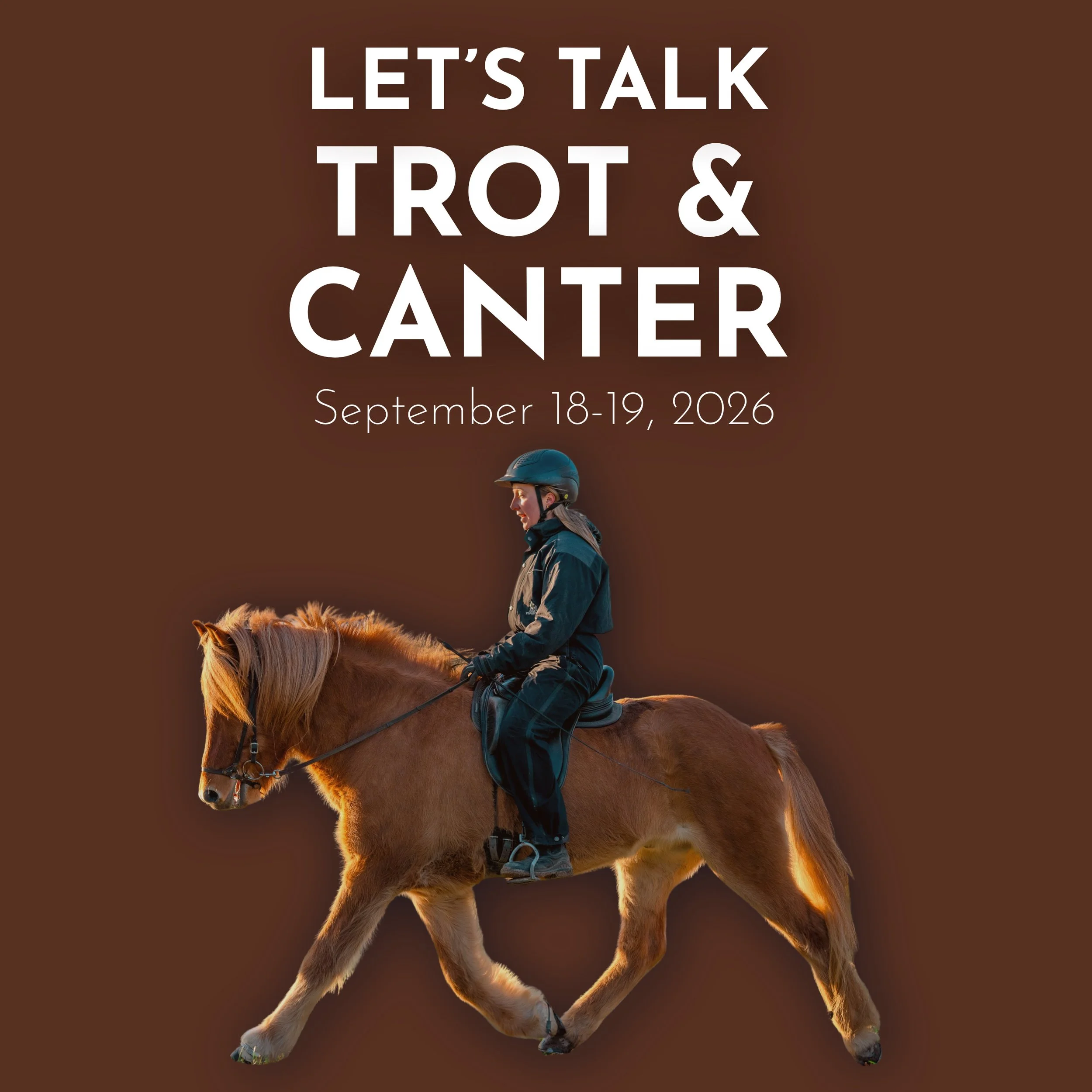 Let's Talk Trot & Canter Clinic (Sign Up & Deposit)