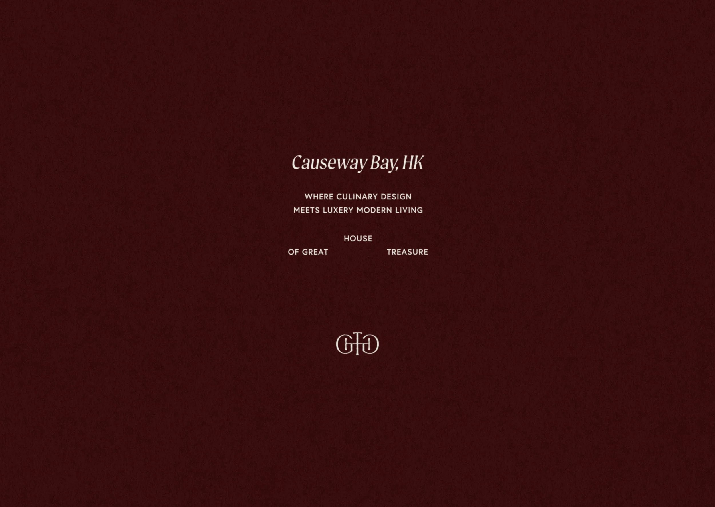 House of Great Treasure brandinf with typography, colour palette, and monogram brand mark