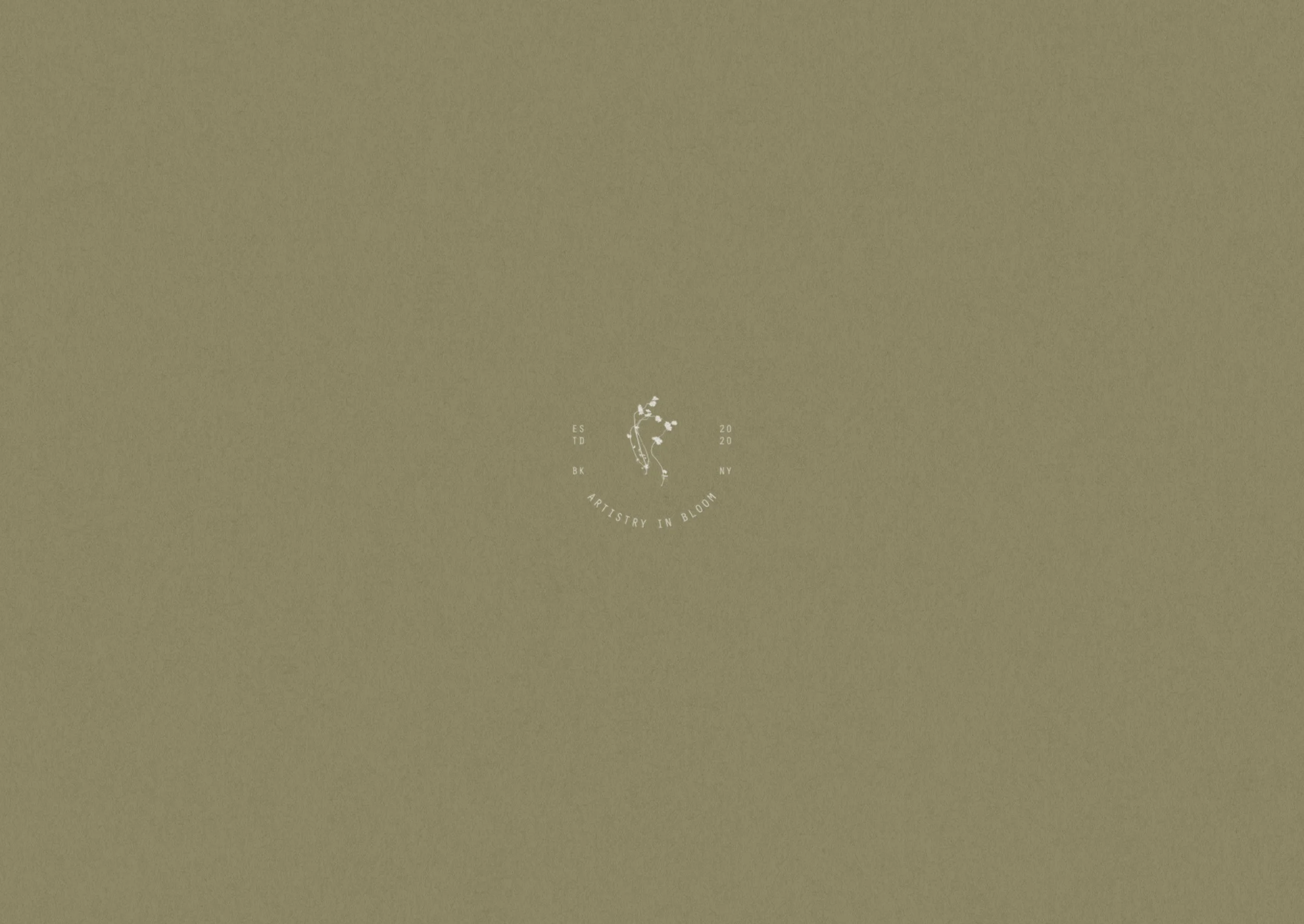 Stillform Floral Studio brand mark design featuring hand drawn flower illustration and modern monospace typography