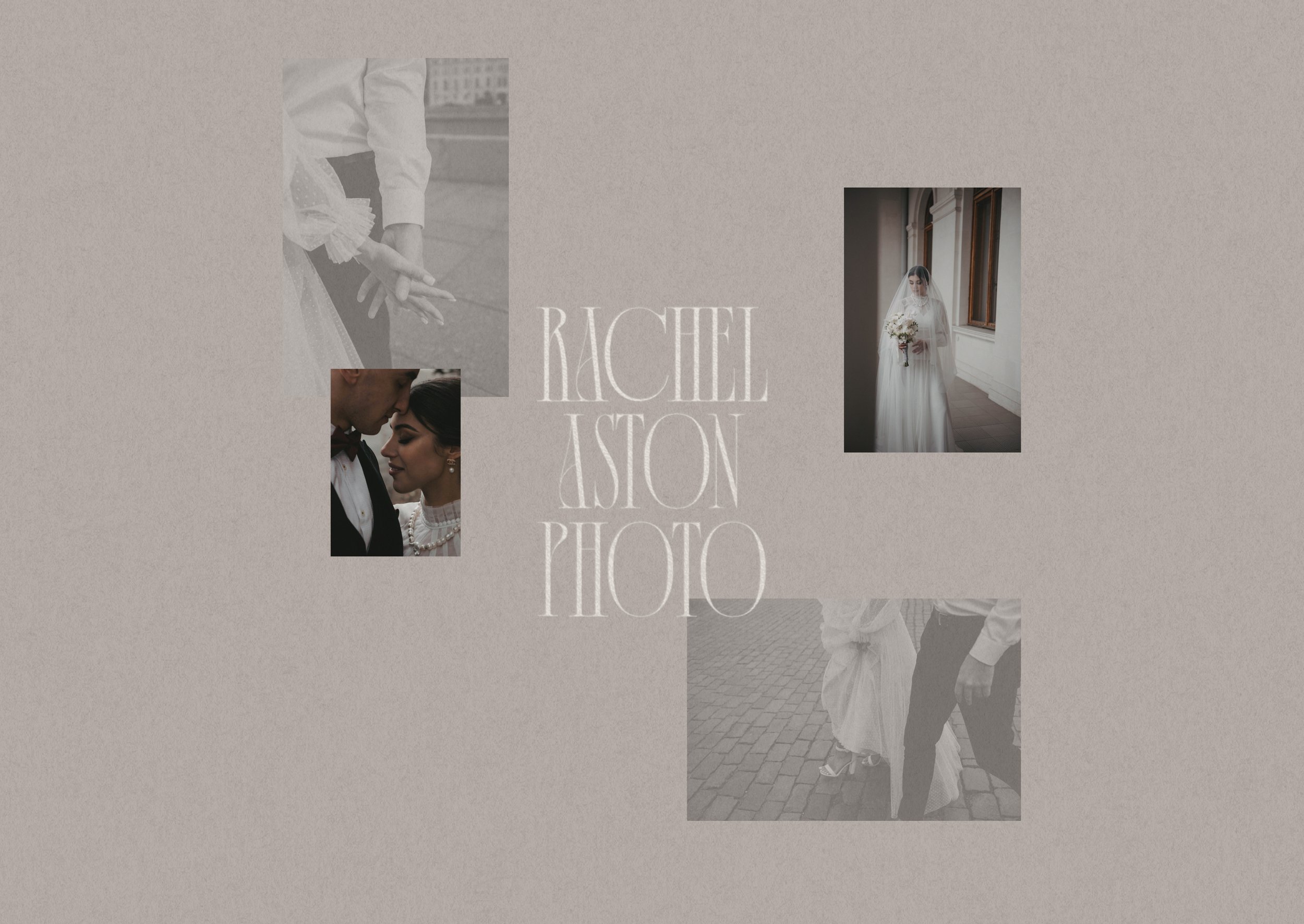 Rachel Aston Photography luxury editorial wedding photographer brand identity design by Oak + Ember Studio