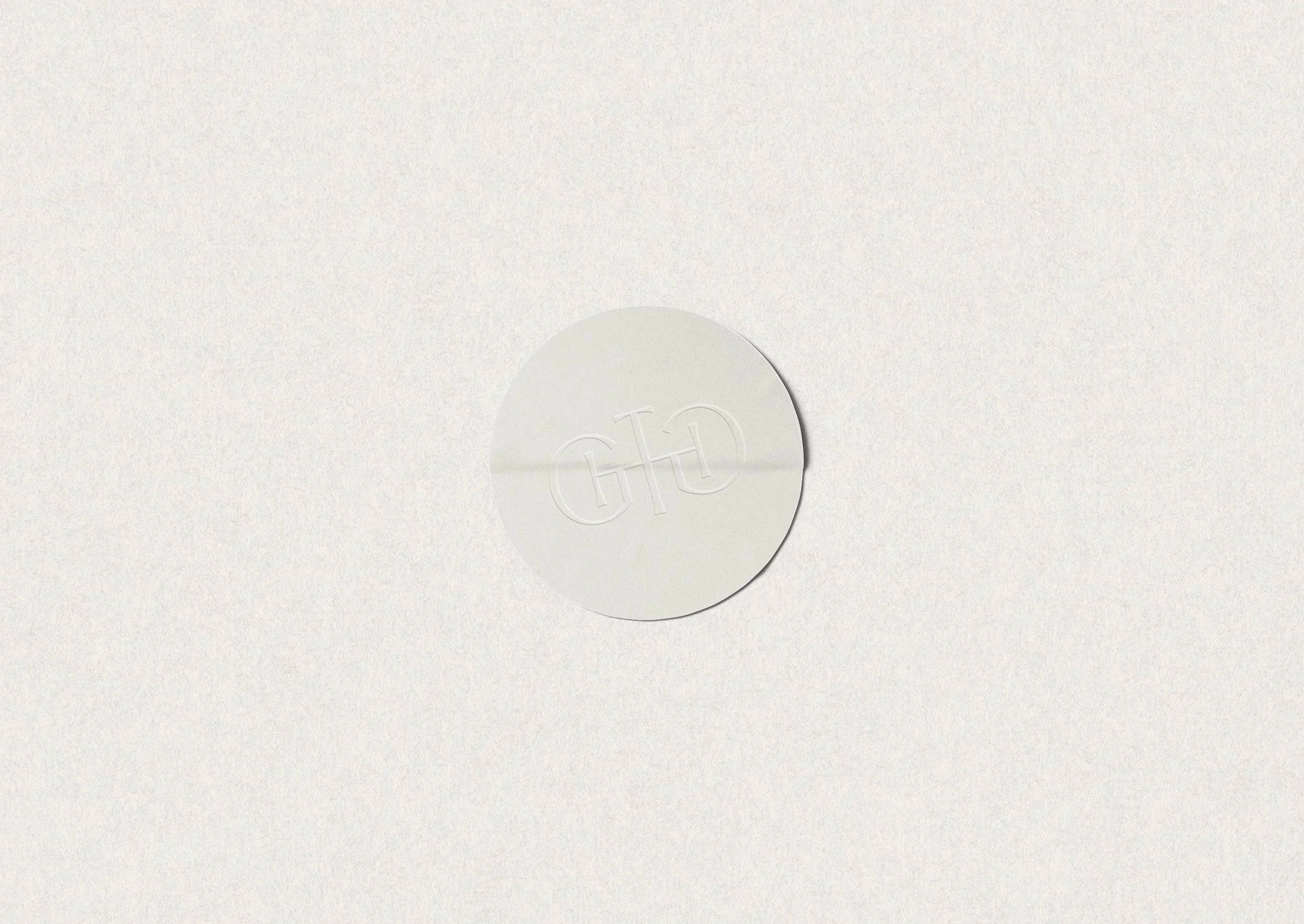 House of Great Treasure monogram brand mark design for luxury kitchen showroom branding