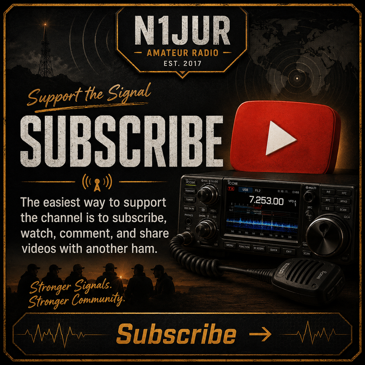Subscribe to the N1JUR YouTube channel