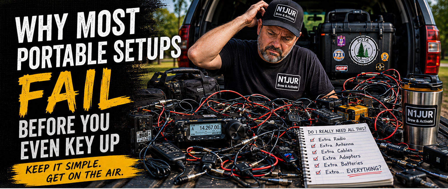 Why Most Portable Setups Fail Before You Even Key Up