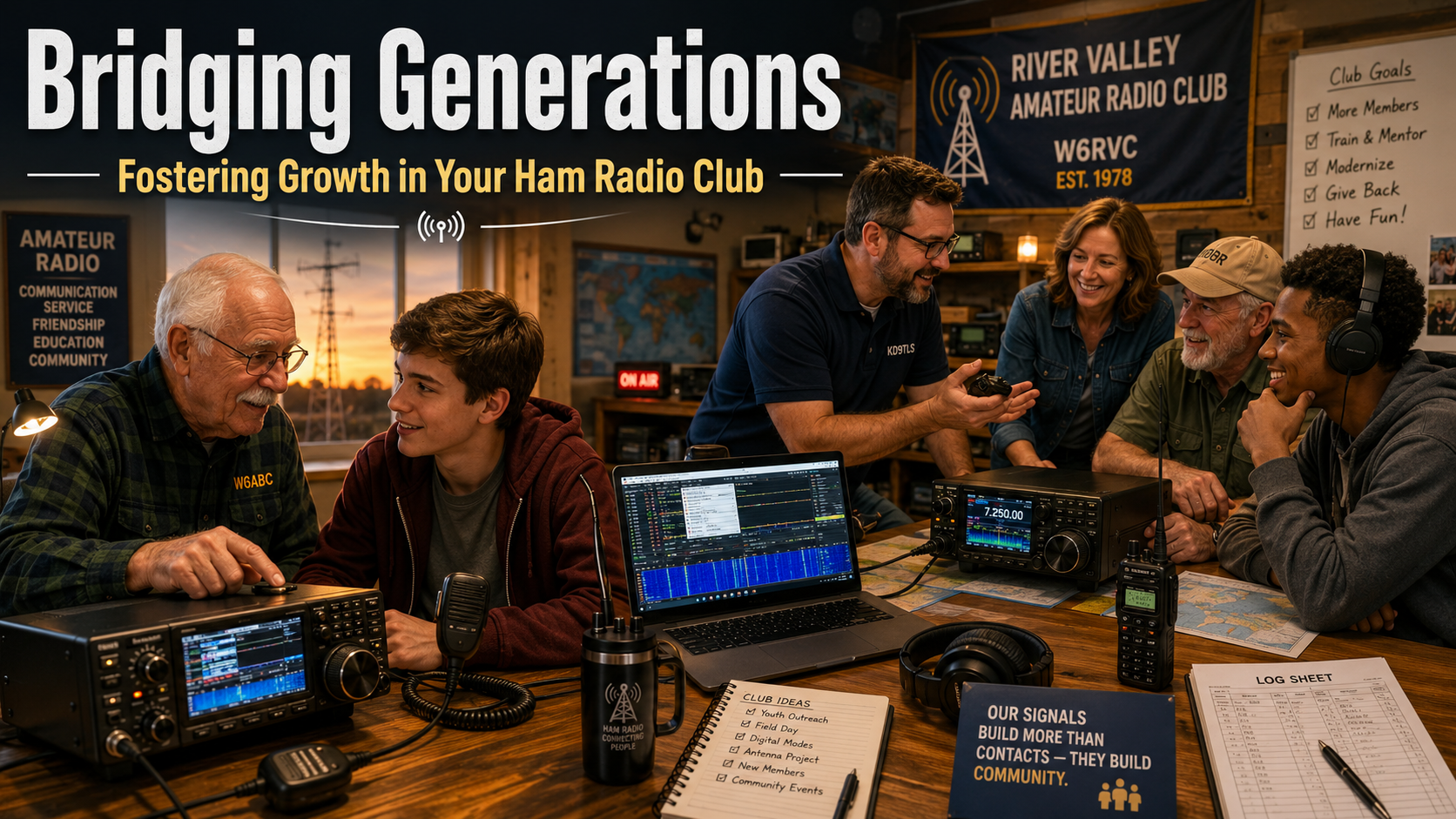 Bridging Generations and Fostering Growth in Your Struggling Ham Radio Club