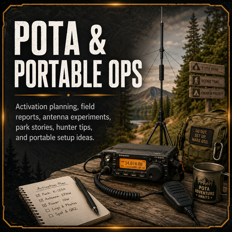 POTA and Portable Ops