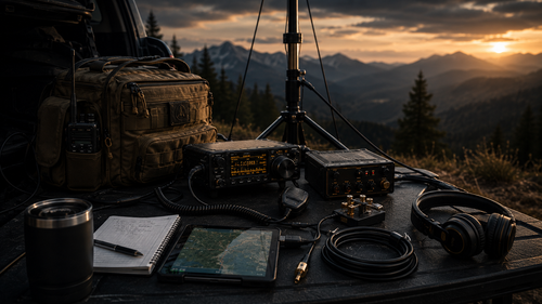 Portable ham radio gear for field use
