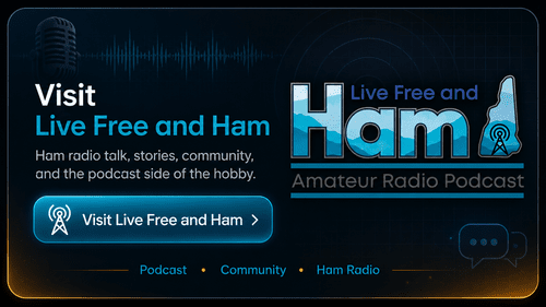 Live Free and Ham podcast and livestream
