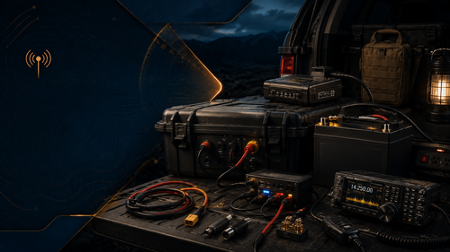 Portable power gear and batteries