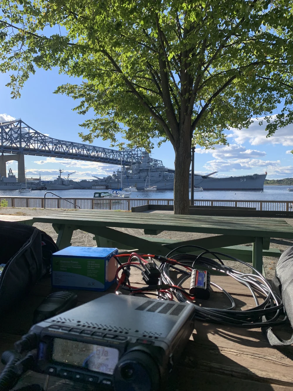 Found radio again at Battleship Cove POTA park