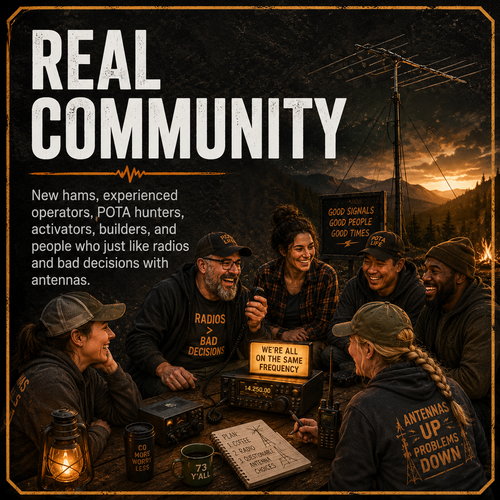 N1JUR community of ham radio operators talking POTA, gear, portable radio, and live streams