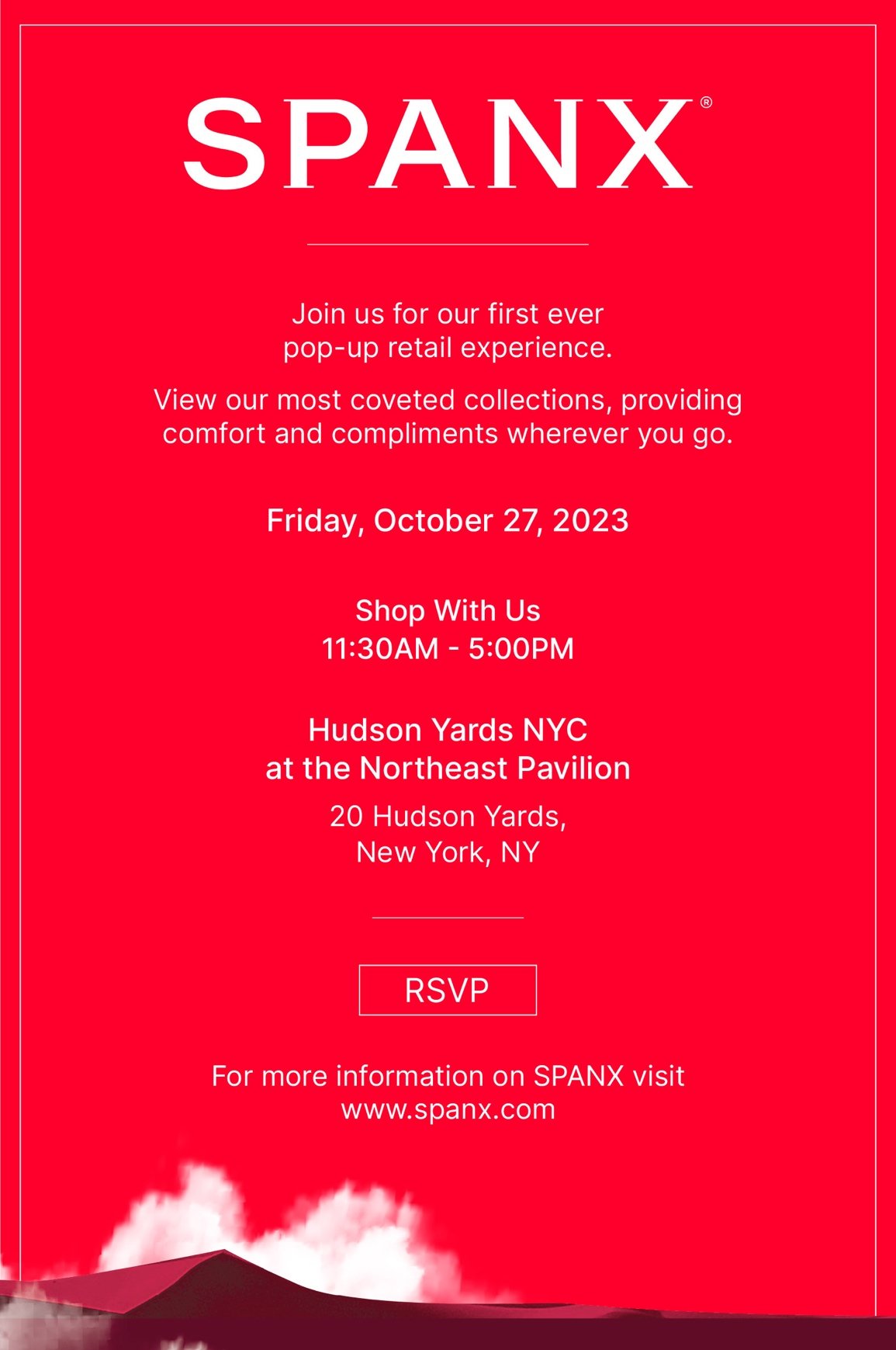 SPANX NYC Pop Up — NYC for FREE