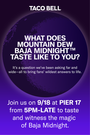 Taco Bell Mountain Dew Baja Midnight NYC Takeover — NYC for FREE