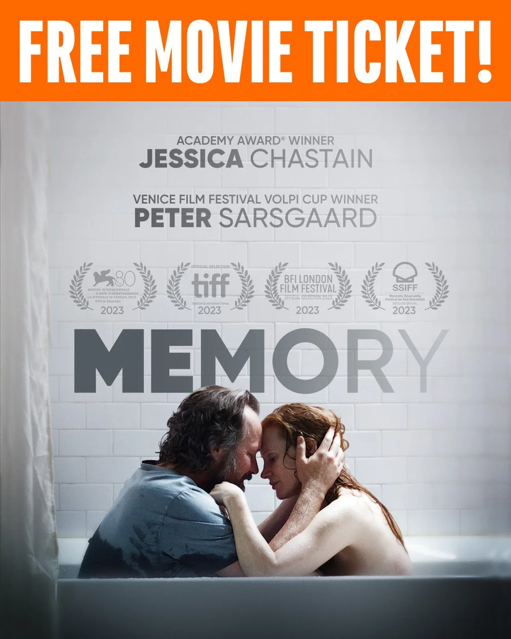 MEMORY Free Tickets — NYC for FREE
