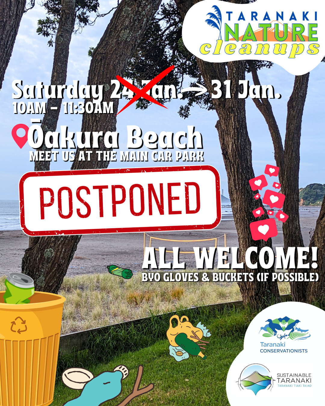 Nature Cleanup - Ōakura Beach