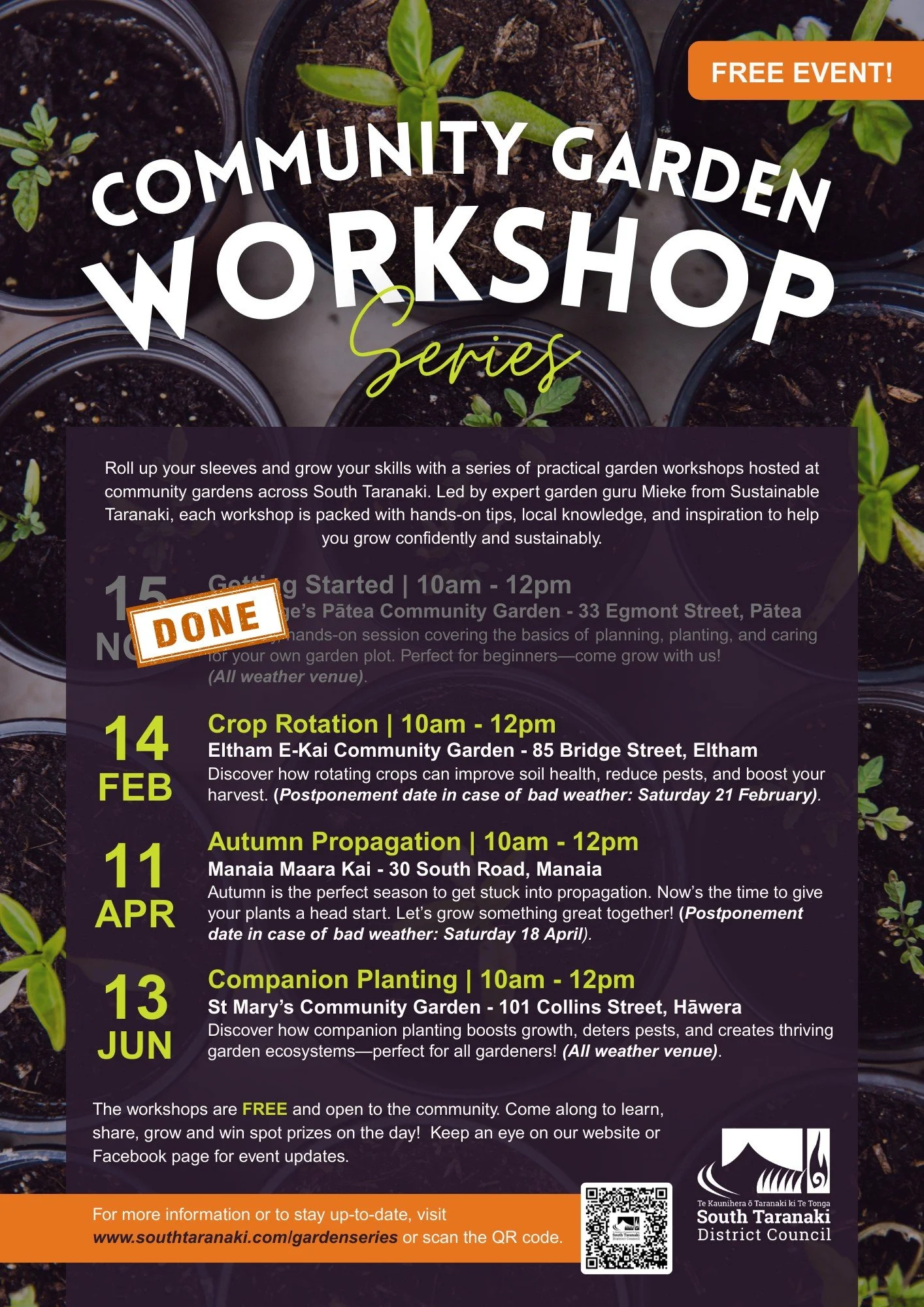 STDC Community Garden Workshop Series - Crop Rotation