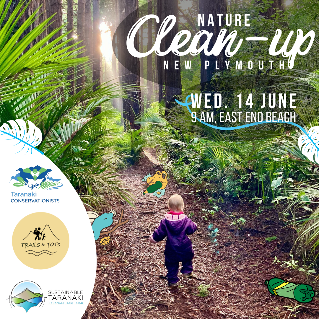Nature Cleanup with Tots - East End & Te Henui — Sustainable Taranaki