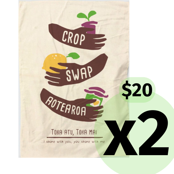 TWO Crop Swap Tea Towels