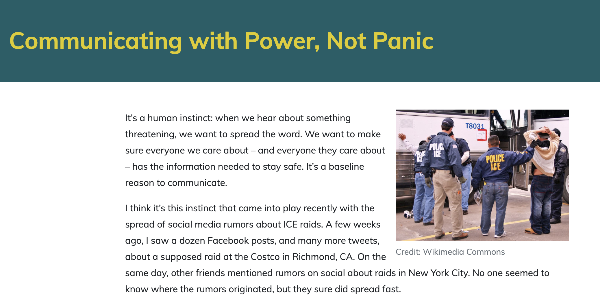 Promoting powerful frames