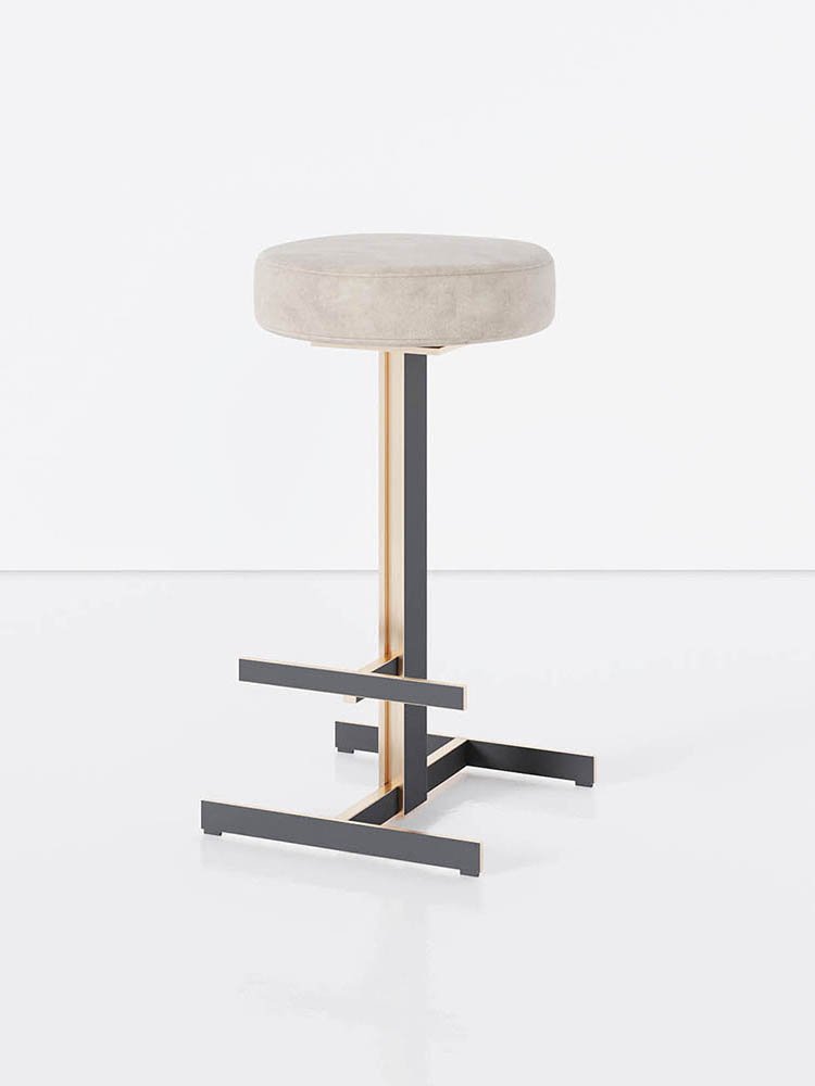 JUNO BARSTOOL with ROUND SEAT